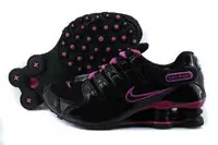 baskets nike shox nz taille 36-40 -noir-rose01